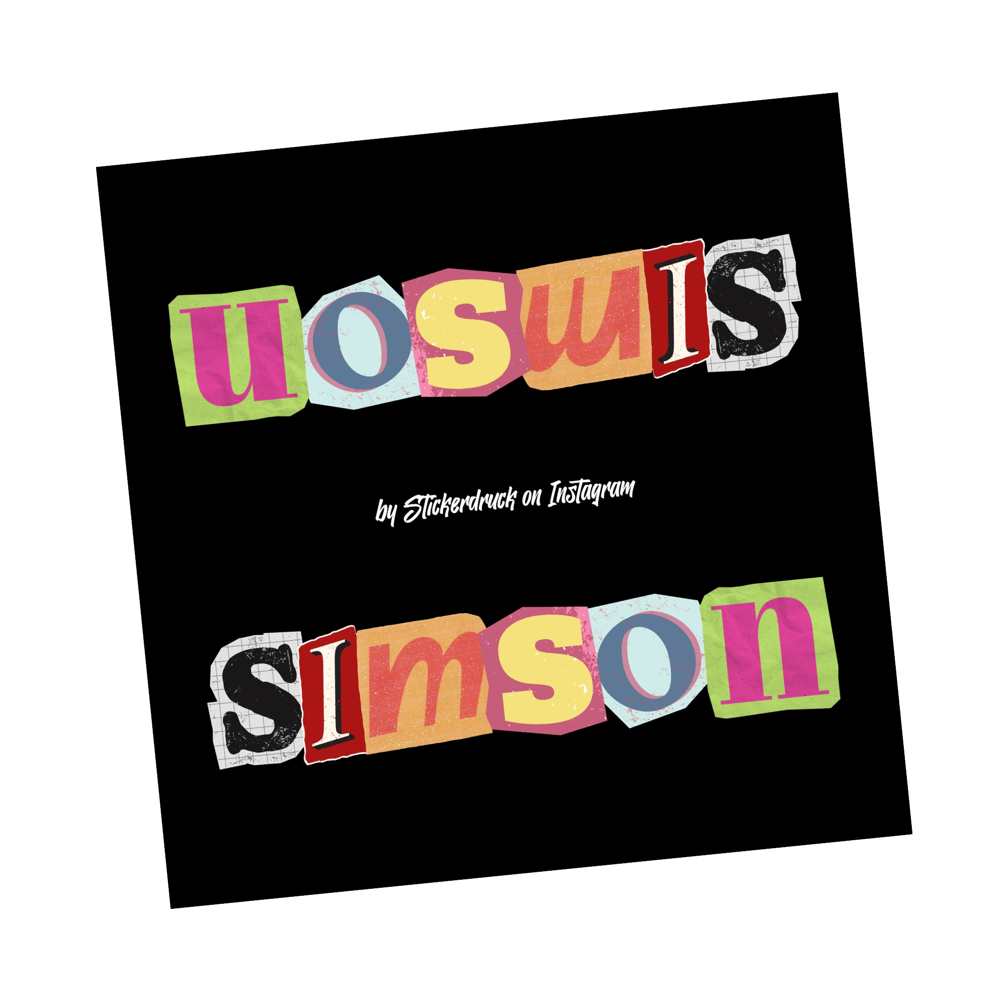 SIMSON Letters (Lenkerpolster)